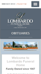 Mobile Screenshot of lombardofuneralhome.com